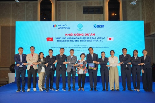 Long Châu và Santen (Nhật): Sàng lọc khô mắt, bảo vệ đôi mắt sáng trong thời đại kỹ thuật số