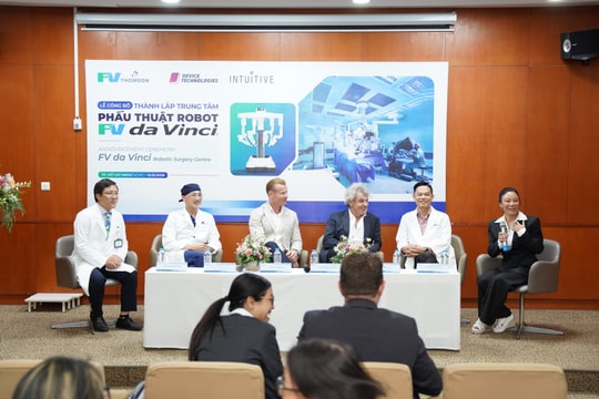 Ra mắt trung tâm phẫu thuật robot hơn 3 triệu USD tại Bệnh viện FV