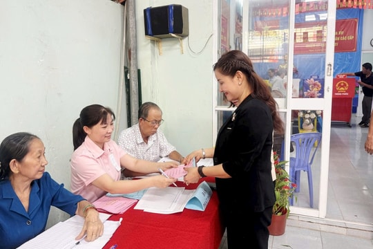 TP.HCM: Tiến độ bầu cử nhanh chóng, cử tri tham gia đông đảo
