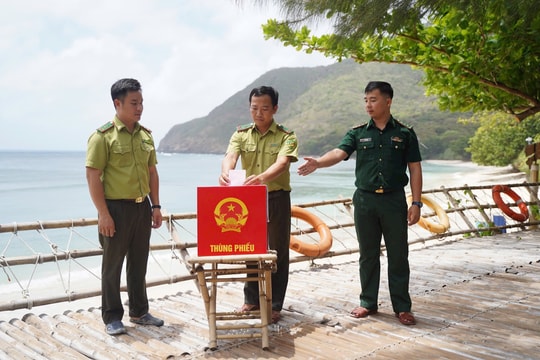 Điều đặc biệt trong ngày bầu cử ở đặc khu Côn Đảo