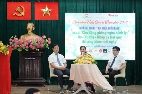 “Vui khỏe mỗi ngày” mang sức khỏe, hạnh phúc đến với người dân phường Vườn Lài