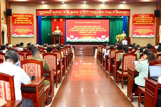 Phường Thủ Dầu Một tổ chức Hội nghị tổng kết công tác bầu cử nhiệm kỳ 2026 – 2031