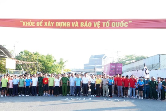 Phường Thuận Giao: Sôi nổi Ngày chạy Olympic vì sức khỏe toàn dân năm 2026