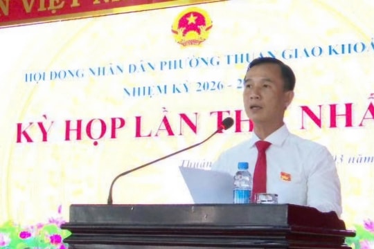 Phường Thuận Giao tổ chức kỳ họp HĐND lần thứ I, khóa II, nhiệm kỳ 2026 - 2031