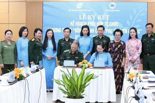 Hội LHPN Việt Nam và Bộ Tư lệnh Bộ đội Biên phòng hợp tác hỗ trợ vùng biên