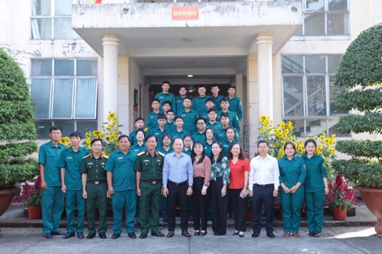 Phường Lái Thiêu xây dựng lực lượng dân quân tự vệ vững mạnh từ cơ sở