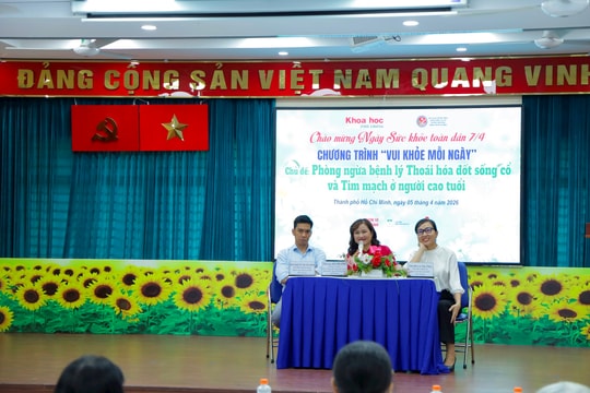 'Vui khỏe mỗi ngày' lan tỏa kiến thức phòng bệnh đến hội viên cao tuổi của 3 phường