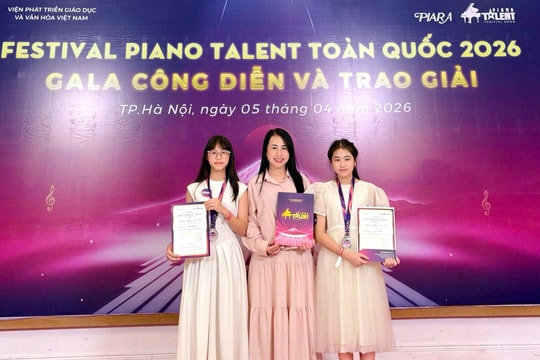 Cao Bằng giành 2 huy chương bạc tại Festival Piano Talent toàn quốc 2026