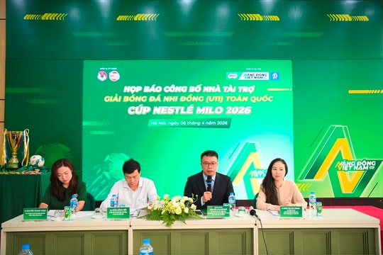 NESTLÉ MILO TIẾP TỤC ĐỒNG HÀNH CÙNG GIẢI BÓNG ĐÁ NHI ĐỒNG (U11) TOÀN QUỐC 2026: Truyền cảm hứng năng động - Ươm mầm tài năng - bứt phá tương lai