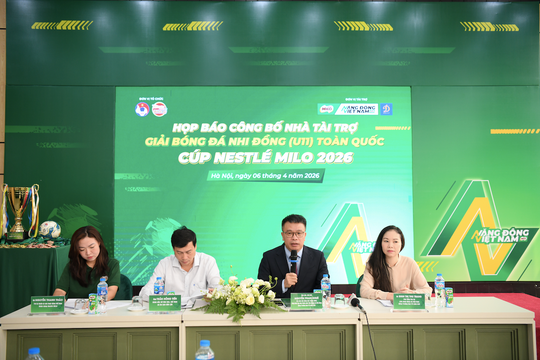 Nestlé MILO đồng hành cùng Giải Bóng đá Nhi đồng (U11) Toàn quốc