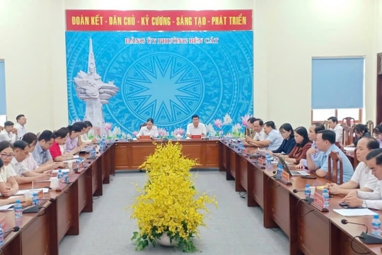 Ban Xây dựng Đảng - Cụm Thi đua 10 phát động và ký kết giao ước thi đua