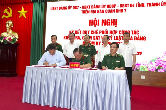 Tăng cường phối hợp công tác kiểm tra, giám sát nhiệm kỳ 2025 - 2030