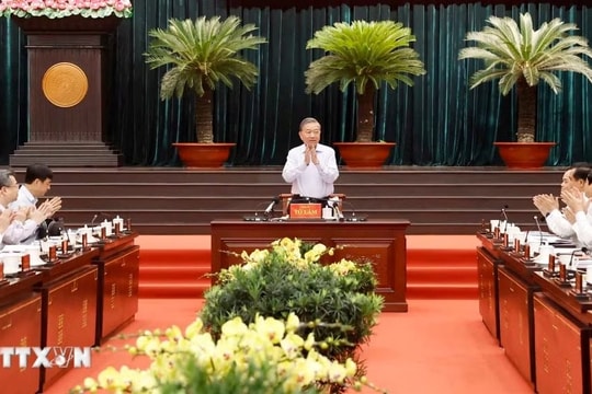 Tổng Bí thư, Chủ tịch nước Tô Lâm: TP.HCM phải đi đầu, biến các nghị quyết chiến lược thành thực tiễn sống động