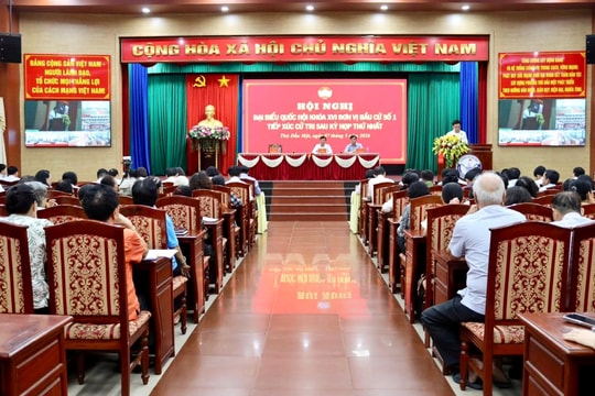 Đoàn đại biểu Quốc hội TP.HCM tiếp xúc cử tri các phường