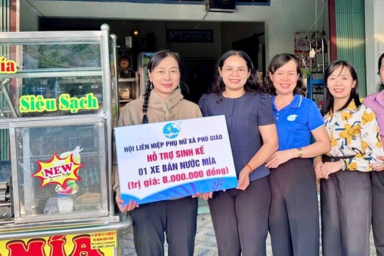 Hội LHPN xã Phú Giáo: Lan tỏa yêu thương từ những hoạt động an sinh thiết thực