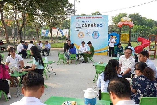 Phường Bình Hòa: Mô hình Cà phê số - “Kết nối công nghệ - Lan tỏa tri thức”