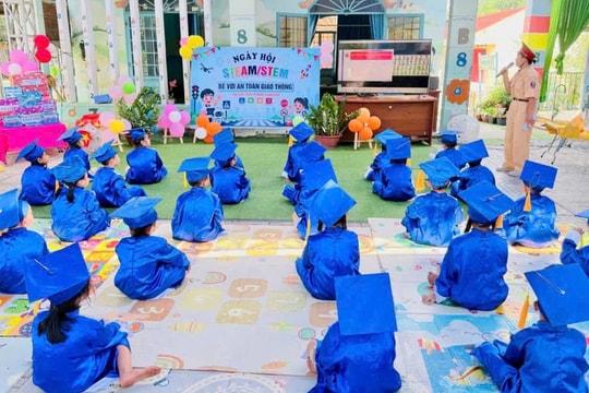 Trường Mầm non Tam Lập: Hành trình gieo mầm ý thức an toàn giao thông cho trẻ thơ