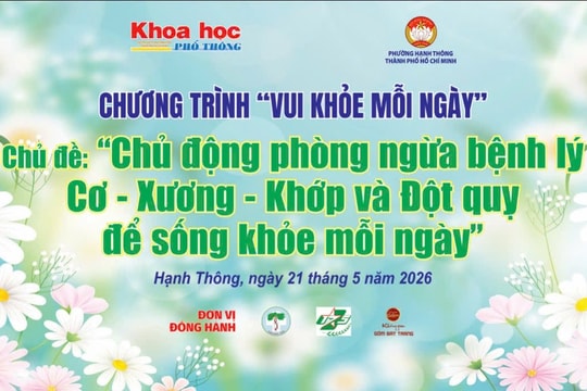 “Vui khỏe mỗi ngày” mang kiến thức y khoa đến với người dân phường Hạnh Thông