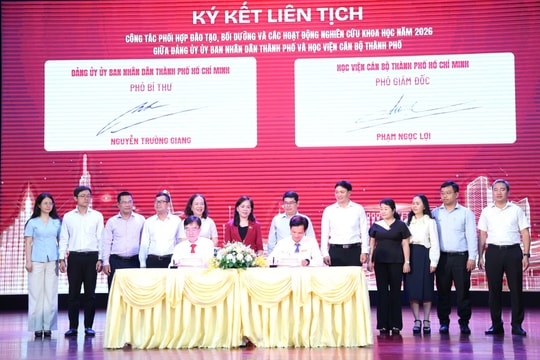 Đào tạo cán bộ phải gắn với những vấn đề thực tiễn của TP.HCM