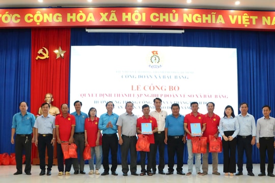 Thành lập Nghiệp đoàn bán vé số xã Bàu Bàng