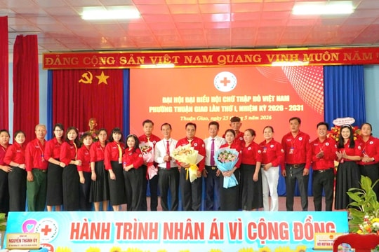 Đại hội Đại biểu Hội Chữ thập đỏ phường Thuận Giao lần thứ I, nhiệm kỳ 2026 - 2031