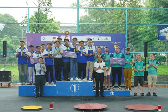 Sinh viên HCM-UTE vô địch cuộc thi quốc tế nghiên cứu và thiết kế thiết bị bay không người lái