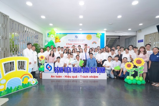 Bệnh viện Nhân dân Gia Định mang ngày hội tuổi thơ đến với các bệnh nhi