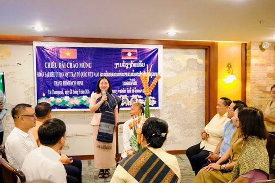 Đoàn đại biểu Ủy ban MTTQ Việt Nam TP.HCM khép lại chuyến công tác tại Lào