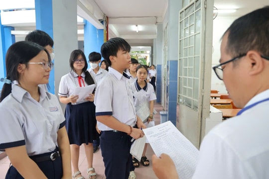 TP.HCM: Nhiều nét mới trong kỳ thi tuyển sinh lớp 10