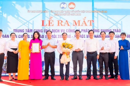 Phường Dĩ An ra mắt Trung tâm Cung ứng dịch vụ công
