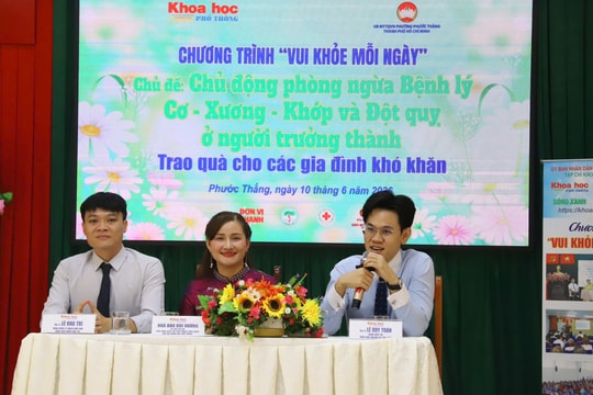 'Vui khỏe mỗi ngày': Hiểu đúng để giảm nguy cơ đột quỵ và bệnh cơ xương khớp