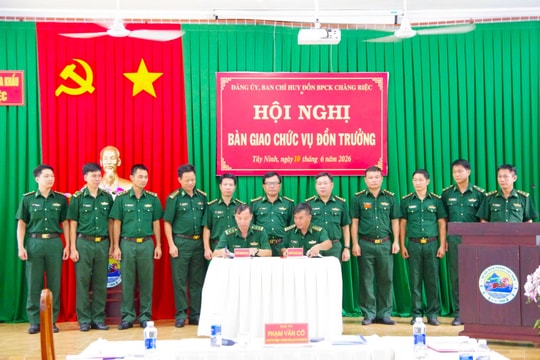 Trung tá Nguyễn Văn Toàn giữ chức Đồn trưởng Đồn Biên phòng cửa khẩu Chàng Riệc