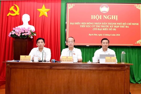 Các Tổ đại biểu HĐND tiếp xúc cử tri trước Kỳ họp thứ Ba