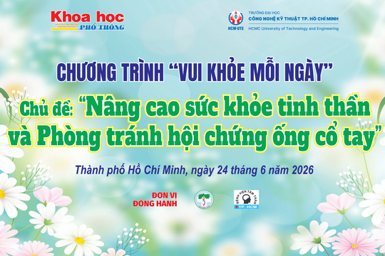 Vui khỏe mỗi ngày: Chăm sóc sức khoẻ tinh thần và thể chất cho sinh viên, giảng viên HCM-UTE