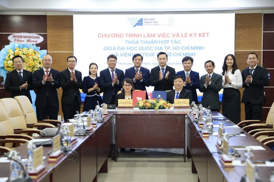 ĐHQG TP.HCM và Viện Pasteur TP.HCM hợp tác đẩy mạnh đào tạo, nghiên cứu
