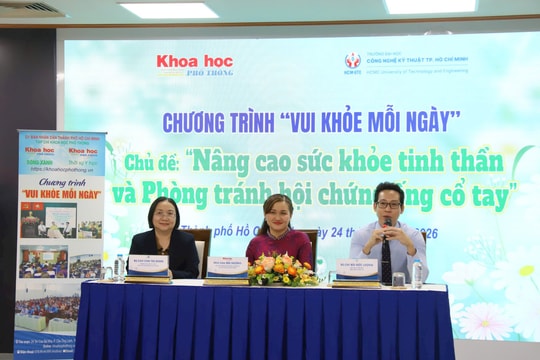 Vui khỏe mỗi ngày: Giảng viên, sinh viên HCM-UTE cùng học cách lắng nghe cơ thể và cảm xúc bản thân