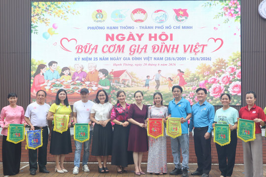 TP.HCM: Phường Hạnh Thông tổ chức hội thi nấu ăn “Ngày hội Bữa cơm gia đình Việt”