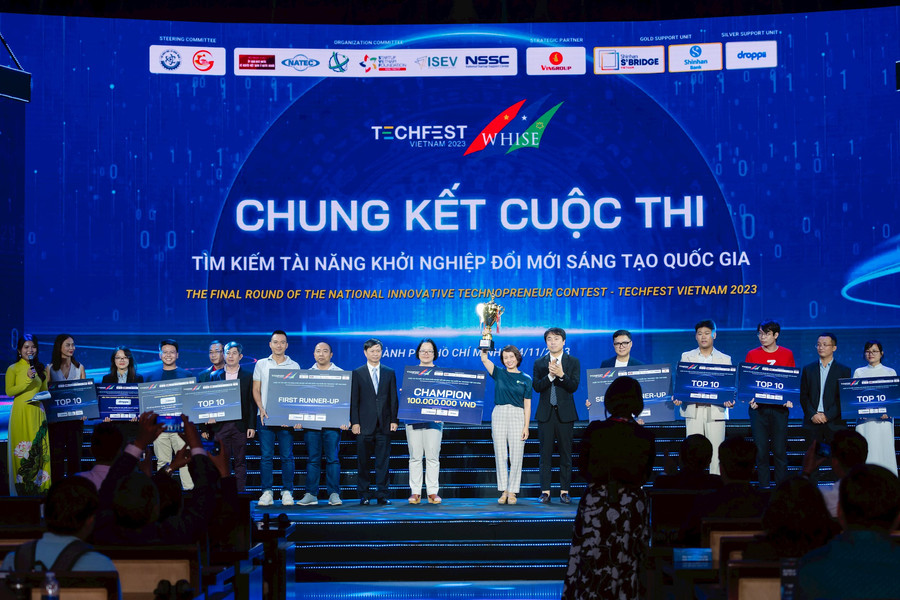 BUYO Bioplastics giành ngôi vị quán quân cuộc thi Tìm kiếm tài năng khởi nghiệp - đổi mới sáng tạo quốc gia Techfest Việt Nam 2023