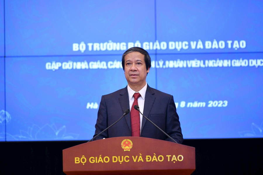 Bộ trưởng Bộ GD&ĐT Nguyễn Kim Sơn: Mong muốn toàn ngành bước vào năm 2024 với tinh thần “Bản lĩnh - Thực tiễn - Chất lượng - Lan tỏa”