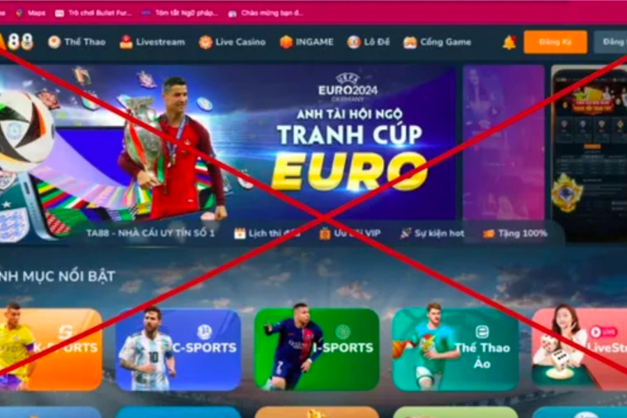 Website cá độ 'nở rộ' mùa Euro 2024, người dân cần tránh xa