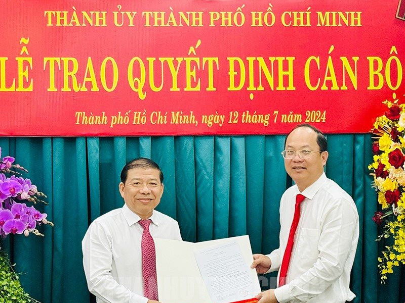 Đồng chí Nguyễn Thanh Sang giữ chức Phó Trưởng Ban Nội chính Thành ủy TP.HCM
