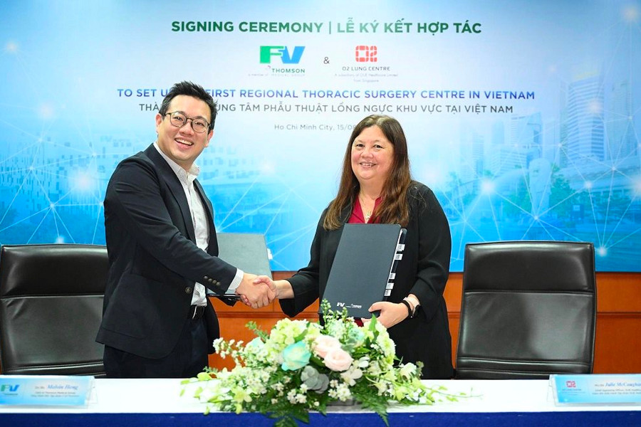 Bệnh viện FV và O2 Healthcare Group hợp tác thành lập Trung tâm Phẫu thuật lồng ngực tầm cỡ khu vực tại Việt Nam