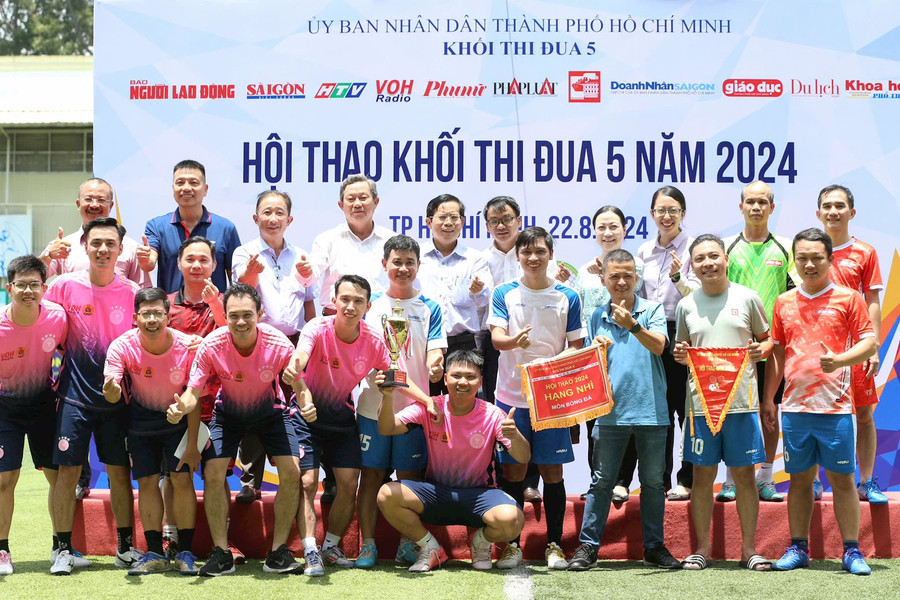 Sôi nổi Hội thao Khối thi đua 5 năm 2024