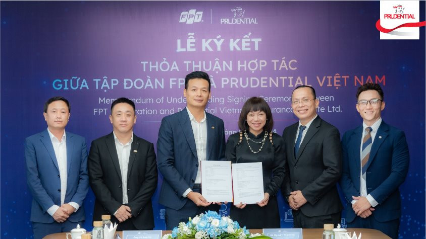 FPT và Prudential Việt Nam ký kết biên bản hợp tác chiến lược