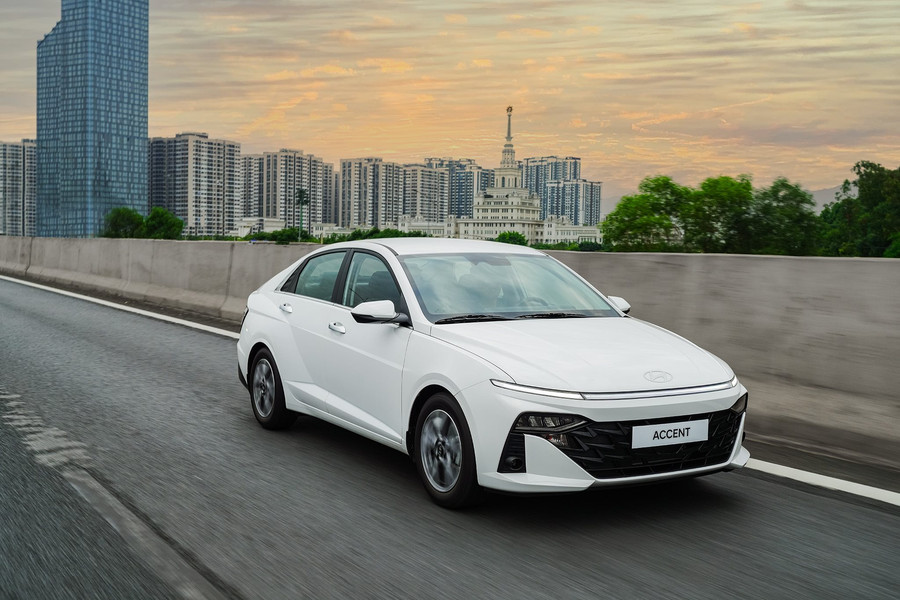 Doanh số xe Hyundai tháng 08/2024: Accent vẫn đắt hàng nhất