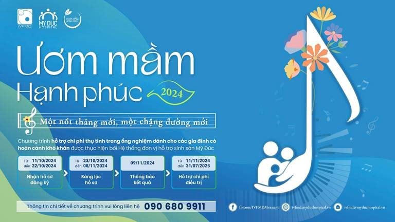 Ươm mầm hạnh phúc năm 2024 dành cho 100 cặp vợ chồng hiếm muộn