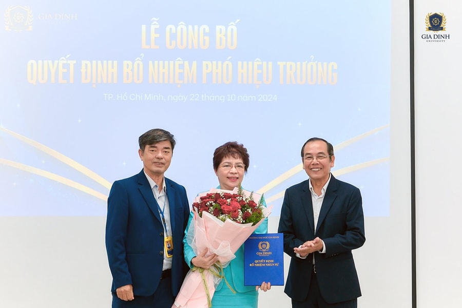 PGS.TS.BS Lâm Hoài Phương làm Phó Hiệu trưởng Trường Đại học Gia Định