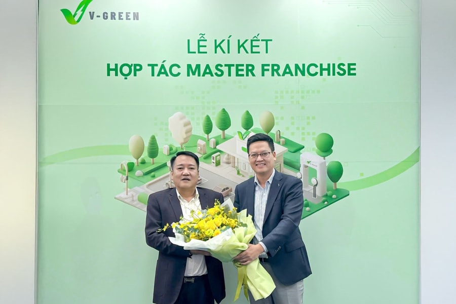 Vasia hợp tác đầu tư trạm sạc nhượng quyền V-GREEN tại Bắc Ninh