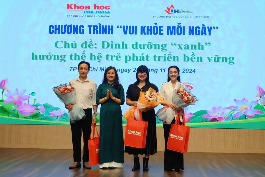 "Vui khỏe mỗi ngày": Xây dựng năng lượng xanh từ bữa ăn và phòng ngừa bệnh tiêu hóa