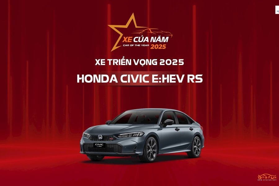 Honda Civic e:HEV RS và City RS nhận giải thưởng trong lễ công bố Danh hiệu "Xe của năm 2025"